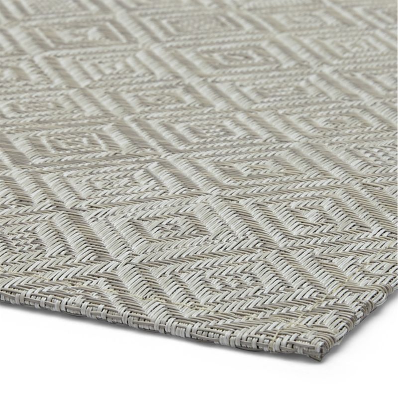 Chilewich ® Mosaic Grey Woven Indoor/Outdoor Floormat 35"x48" - image 3 of 4