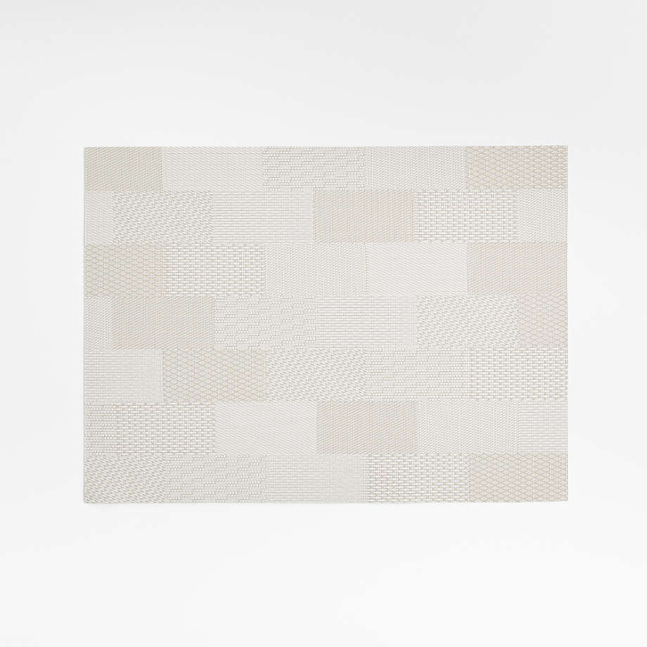 Chilewich Patch Cream Placemat + Reviews Crate & Barrel