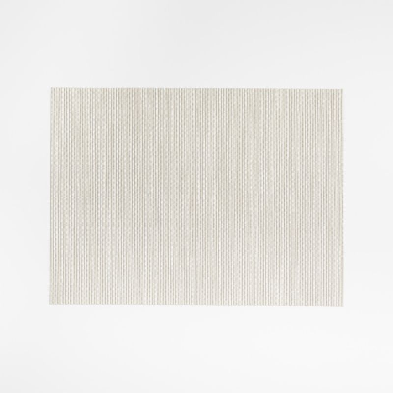 Chilewich ® Rectangular Charm Neutral Easy-Clean Vinyl Placemat