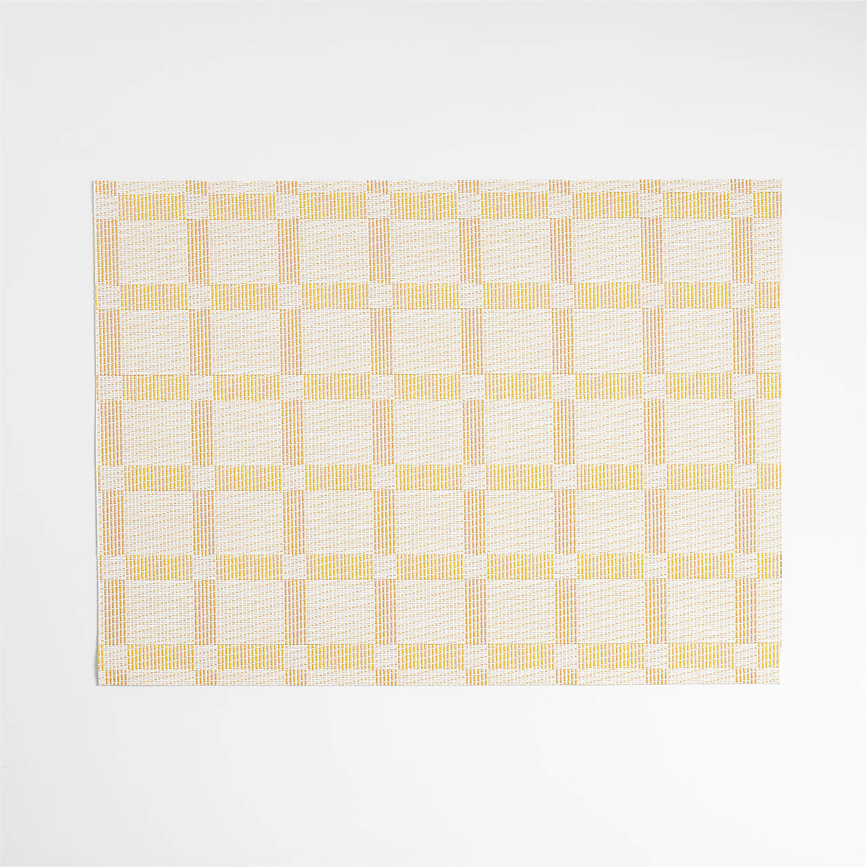 Chilewich Savannah Yellow and Soleil Yellow Rectangular Tile EasyClean