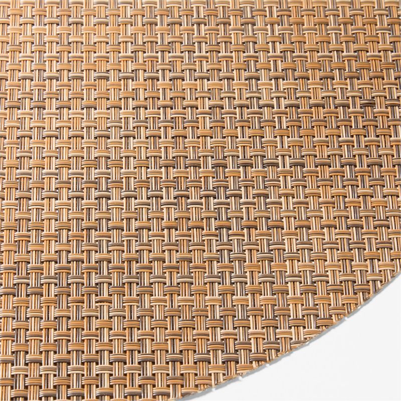 Chilewich ® Teak Basketweave Round Placemat - image 1 of 2