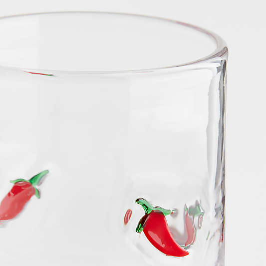 Chili Pepper Icon 14-Oz. Double Old-Fashioned Glass