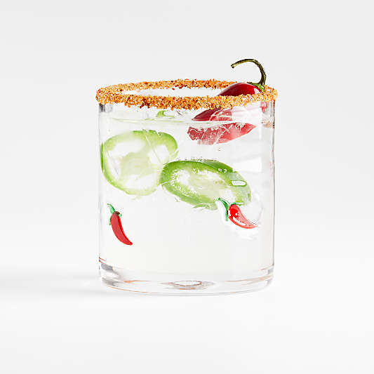 Chili Pepper Icon 14-Oz. Double Old-Fashioned Glass