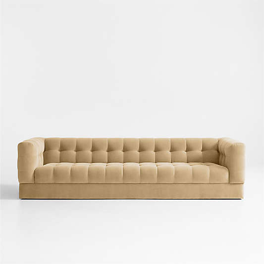 Chiltern Velvet Tufted Sofa 111"