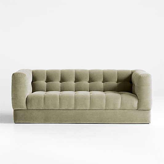 Chiltern Velvet Tufted Sofa 78"