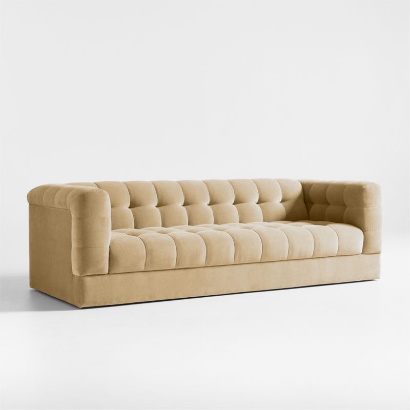 Chiltern Velvet Tufted Sofa 94" - image 7 of 12