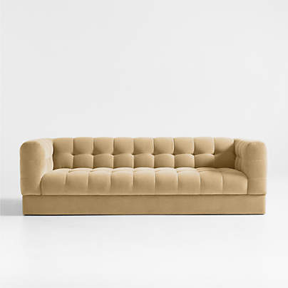 Chiltern Velvet Tufted Sofa 94"