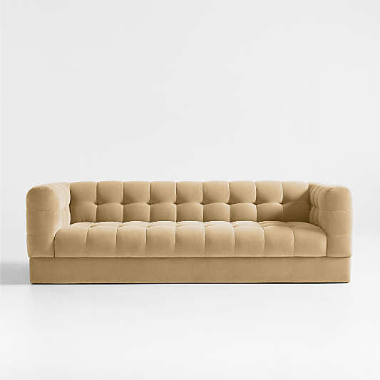 Chiltern Velvet Tufted Sofa 94"