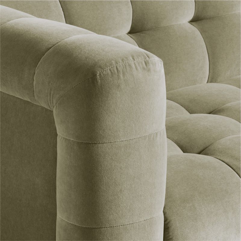 Chiltern Velvet Tufted Sofa 94" - image 5 of 7