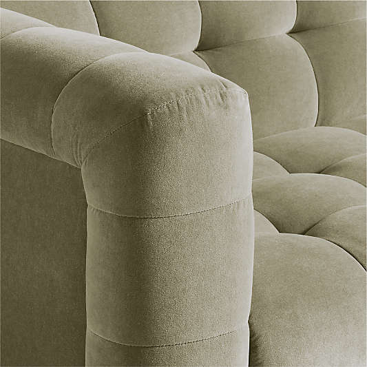 Chiltern Velvet Tufted Sofa (78"-111")