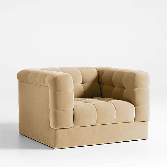Chiltern Velvet Tufted Arm Chair