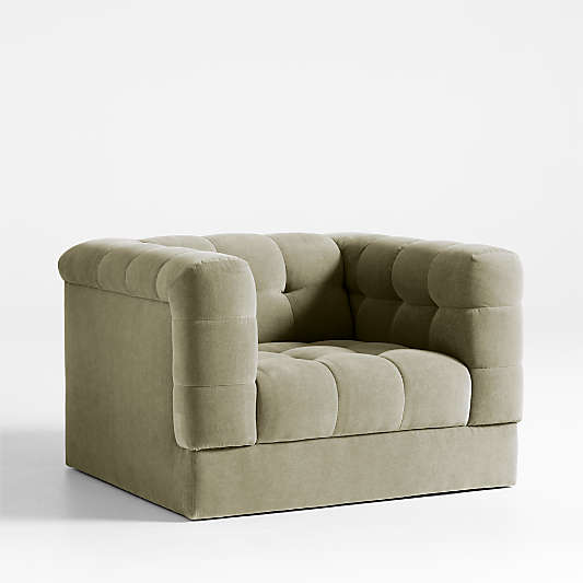 Chiltern Velvet Tufted Arm Chair