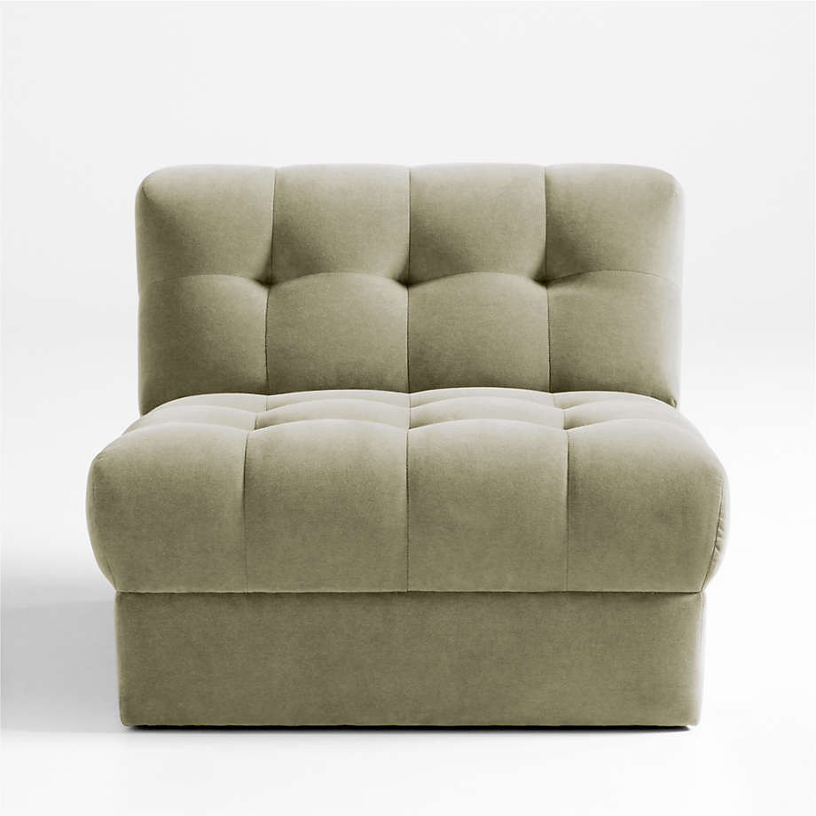 Chiltern Velvet Slipper Chair Crate & Barrel