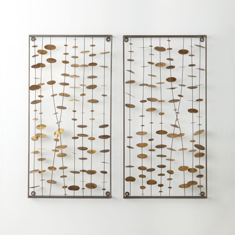 'Chimes' Metal Wall Art Sculptures, Set of 2 - image 6 of 7