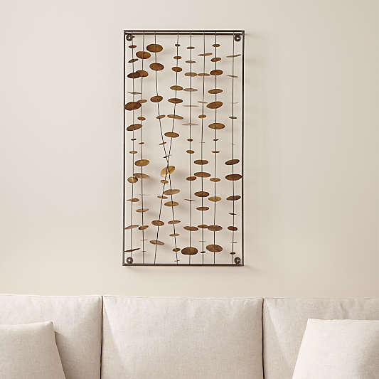 'Chimes' Metal Wall Art Sculpture 23.5"x46"