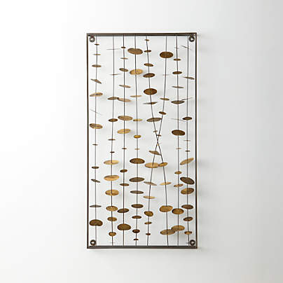 'Chimes' Metal Wall Art Sculpture 23.5"x46"