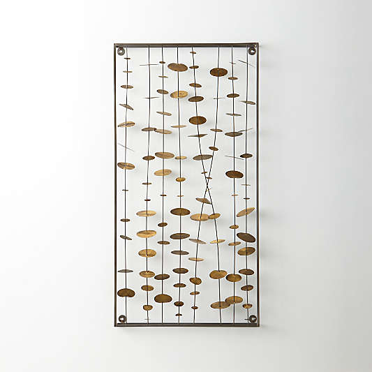 'Chimes' Metal Wall Art Sculpture 23.5"x46"