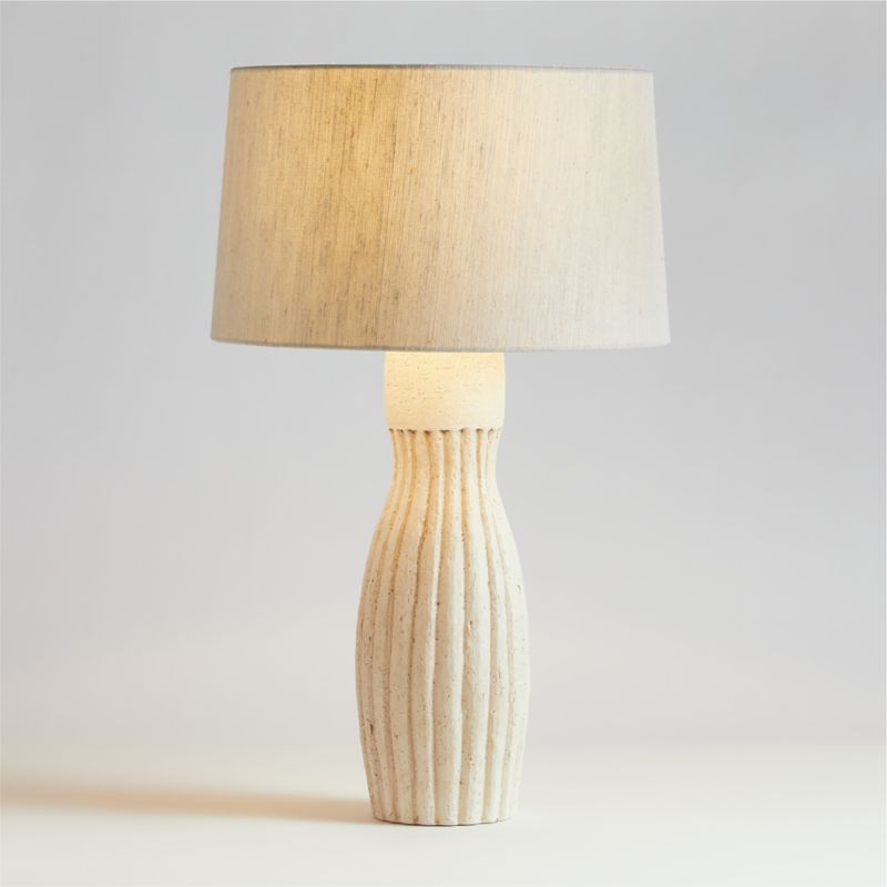 Karina Ivory Table Lamp 28.5" - image 0 of 18