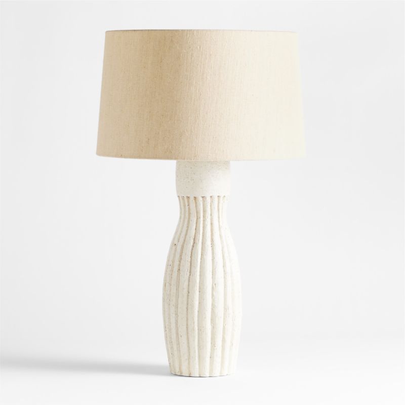 Karina Ivory Table Lamp 28.5" - image 6 of 18