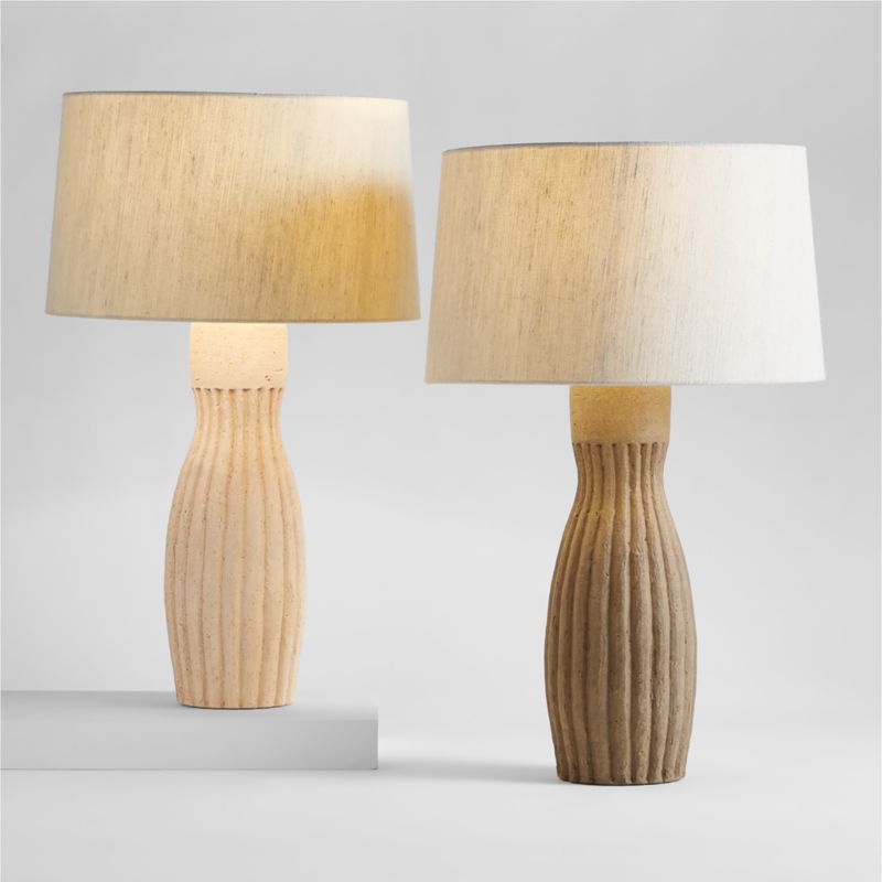 Karina Ivory Table Lamp 28.5" - image 3 of 18