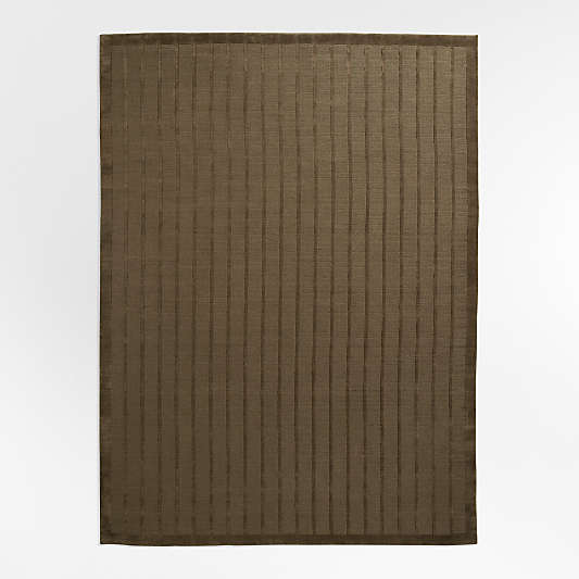 Chelsea Wool Handwoven Green Rug