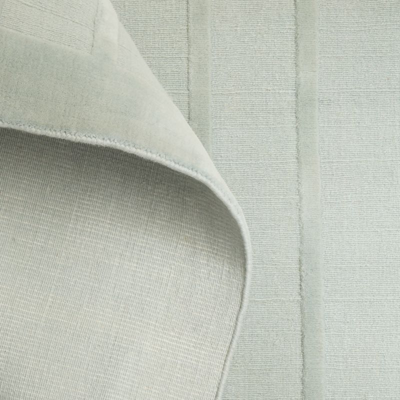 Chelsea Wool Handwoven Light Blue Rug Swatch 12"x18" - image 1 of 3