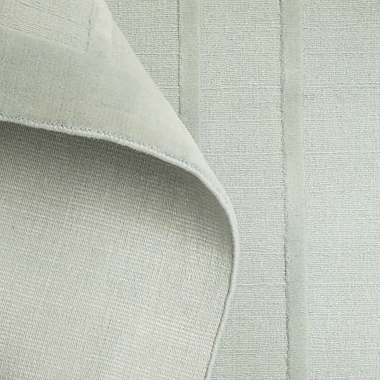 Chelsea Wool Handwoven Light Blue Rug Swatch 12"x18"