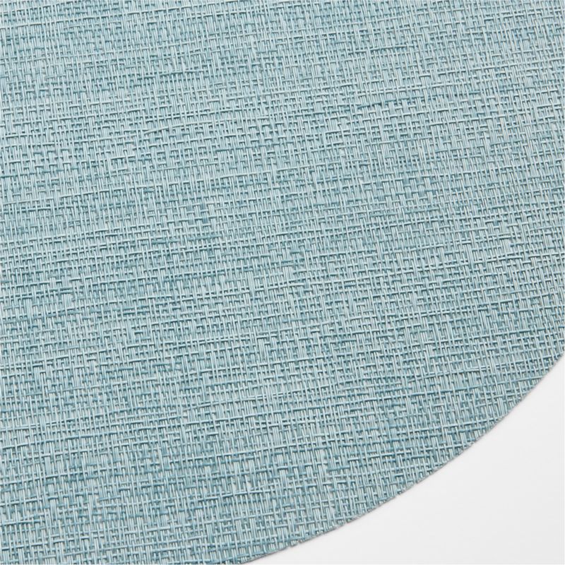 Chilewhich Crepe Quite Blue Round Placemat - image 1 of 3