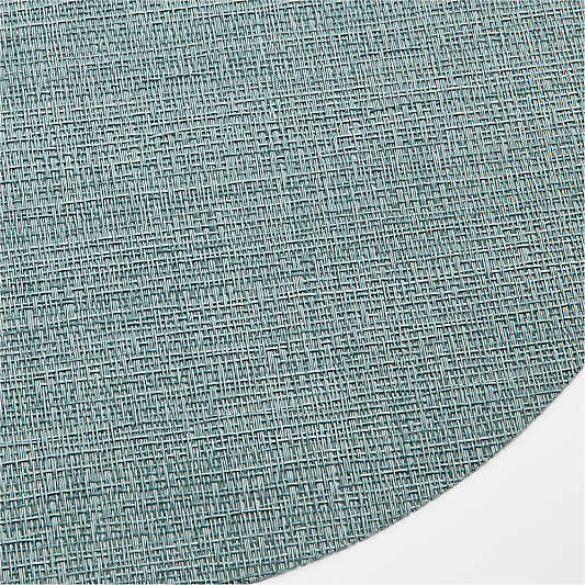 Chilewhich Crepe Quite Blue Round Placemat
