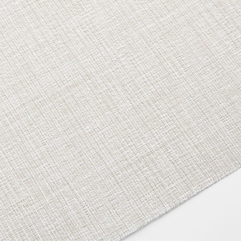 Chilewhich Crepe White Rectangle Placemat - image 1 of 4