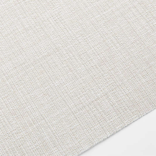 Chilewhich Crepe White Rectangle Placemat