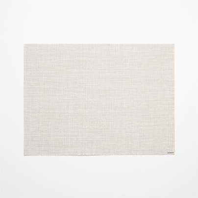 Chilewich ® Crepe Rectangular White Vinyl Placemat