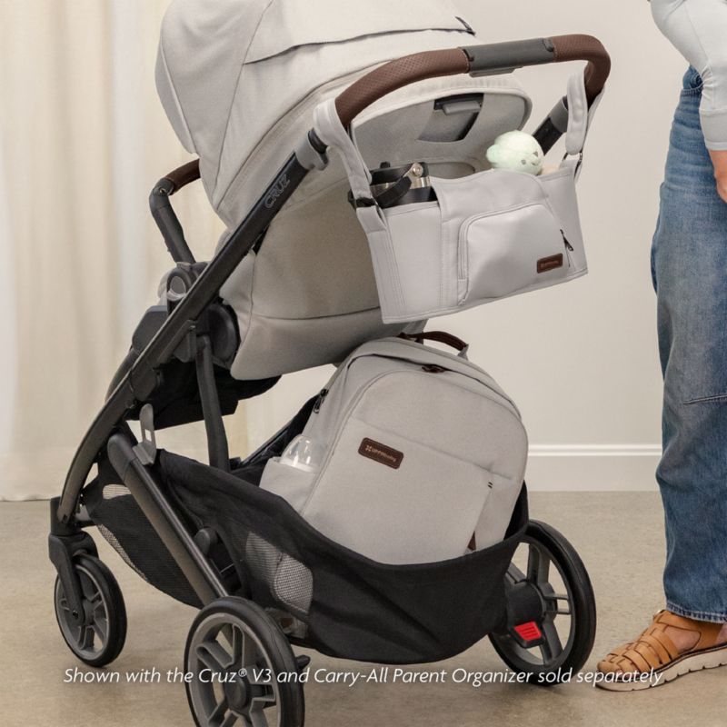 UPPAbaby Savannah Pearl Grey Jacquard Diaper Bag Backpack - image 4 of 8