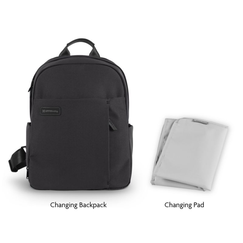 UPPAbaby Jake Charcoal Black Diaper Bag Backpack - image 7 of 9