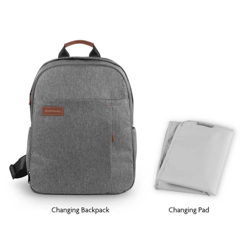 UPPAbaby Greyson Charcoal Melange Diaper Bag Backpack - image 7 of 10
