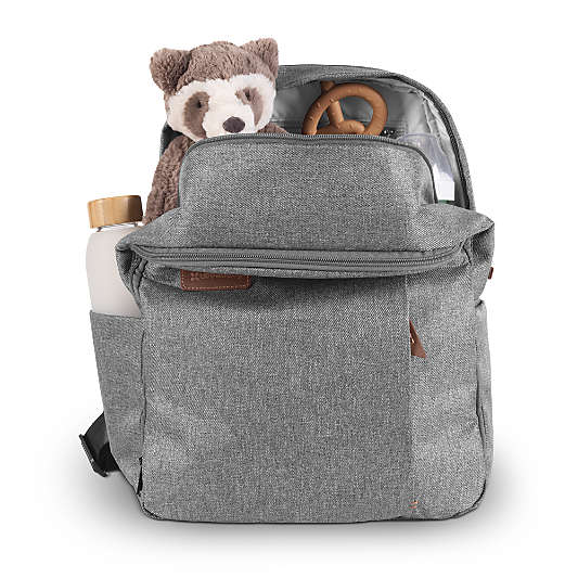 UPPAbaby Greyson Charcoal Melange Diaper Bag Backpack