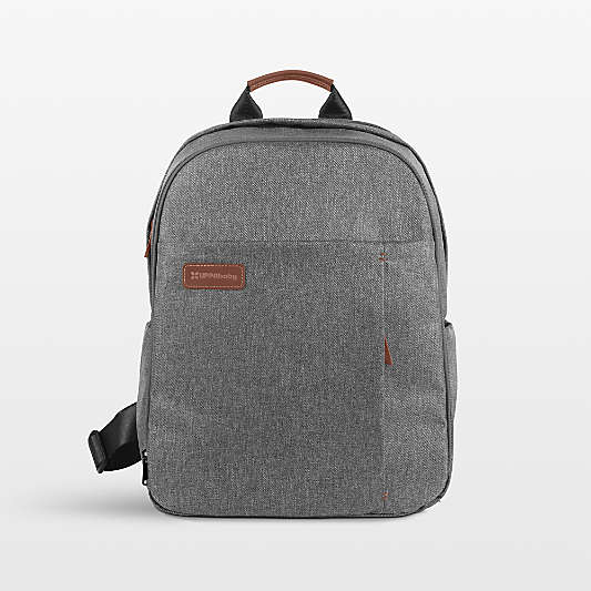 UPPAbaby Greyson Charcoal Melange Diaper Bag Backpack