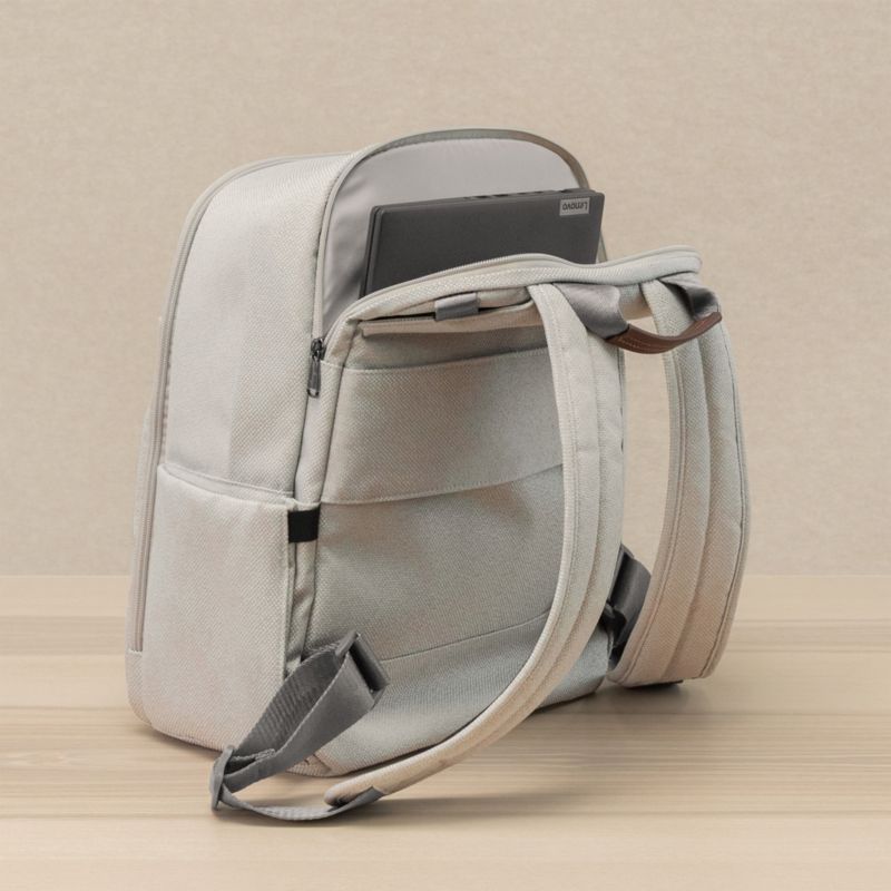 UPPAbaby Savannah Pearl Grey Jacquard Diaper Bag Backpack - image 1 of 8