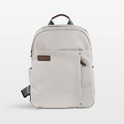 UPPAbaby Savannah Pearl Grey Jacquard Diaper Bag Backpack