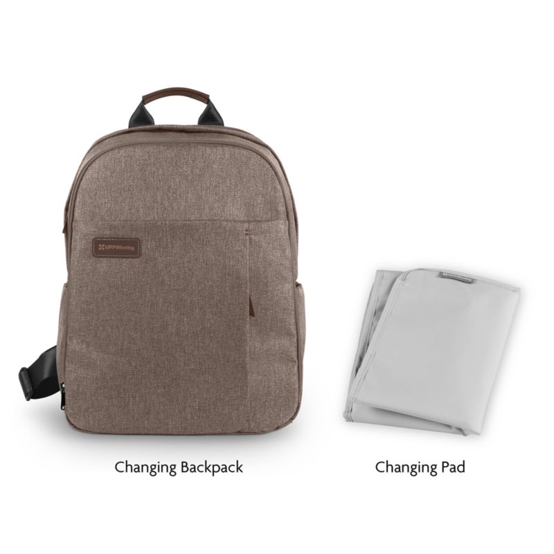 UPPAbaby ® Owen Mocha Melange Diaper Bag Backpack - image 6 of 8