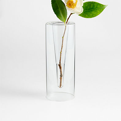 View Chord Large Blown Glass Bud Vase 7.5 by Daniel Humm details