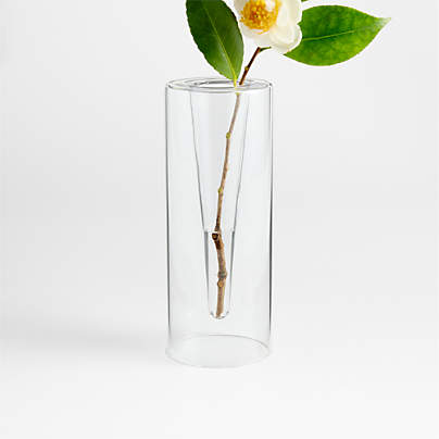 Chord Large Blown Glass Bud Vase 7.5 by Daniel Humm