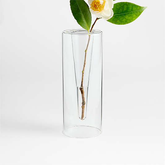 Chord Large Blown Glass Bud Vase 7.5 by Daniel Humm