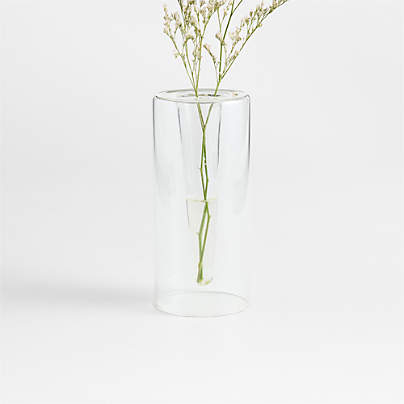 Chord Small Blown Glass Bud Vase 5.5 by Daniel Humm