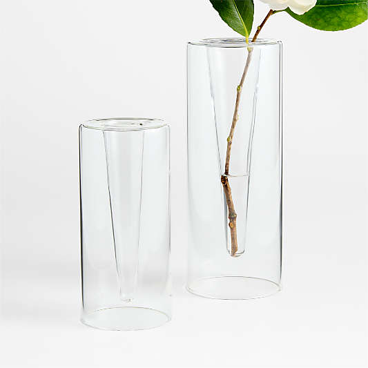 Chord Large Blown Glass Bud Vase 7.5 by Daniel Humm