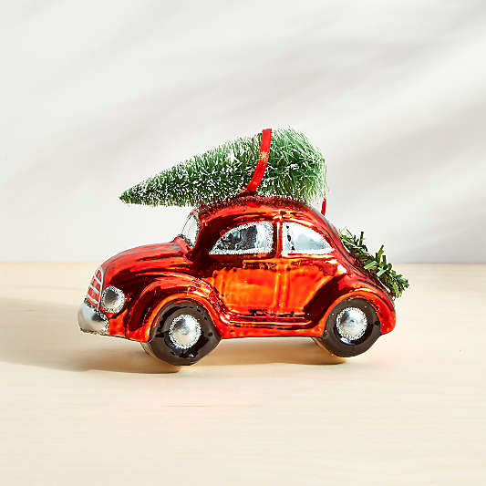 Christmas Car Ornament with Tree