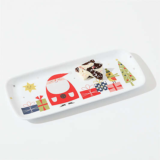 Christmas Whimsy Melamine Holiday Platter