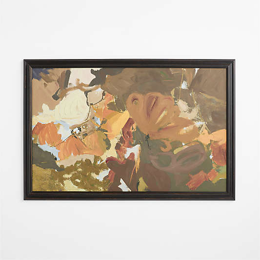 "Chaos In The Garden" by Kichael Bonofiglio 60" x 40" Framed Wall Art Print
