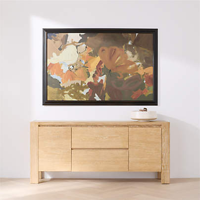 "Chaos In The Garden" by Kichael Bonofiglio 60" x 40" Framed Wall Art Print
