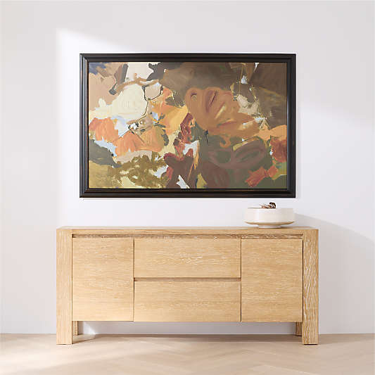 "Chaos In The Garden" by Kichael Bonofiglio 60" x 40" Framed Wall Art Print